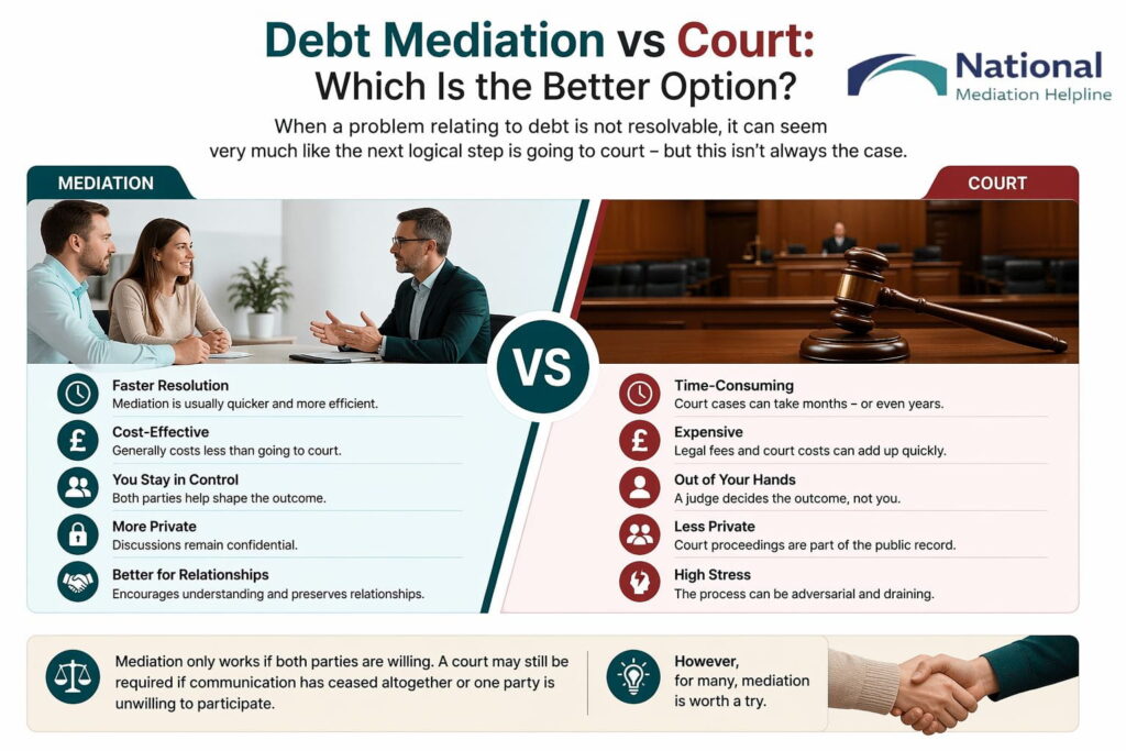 Debt Mediation vs Court: Which Is the Better Option Peterborough