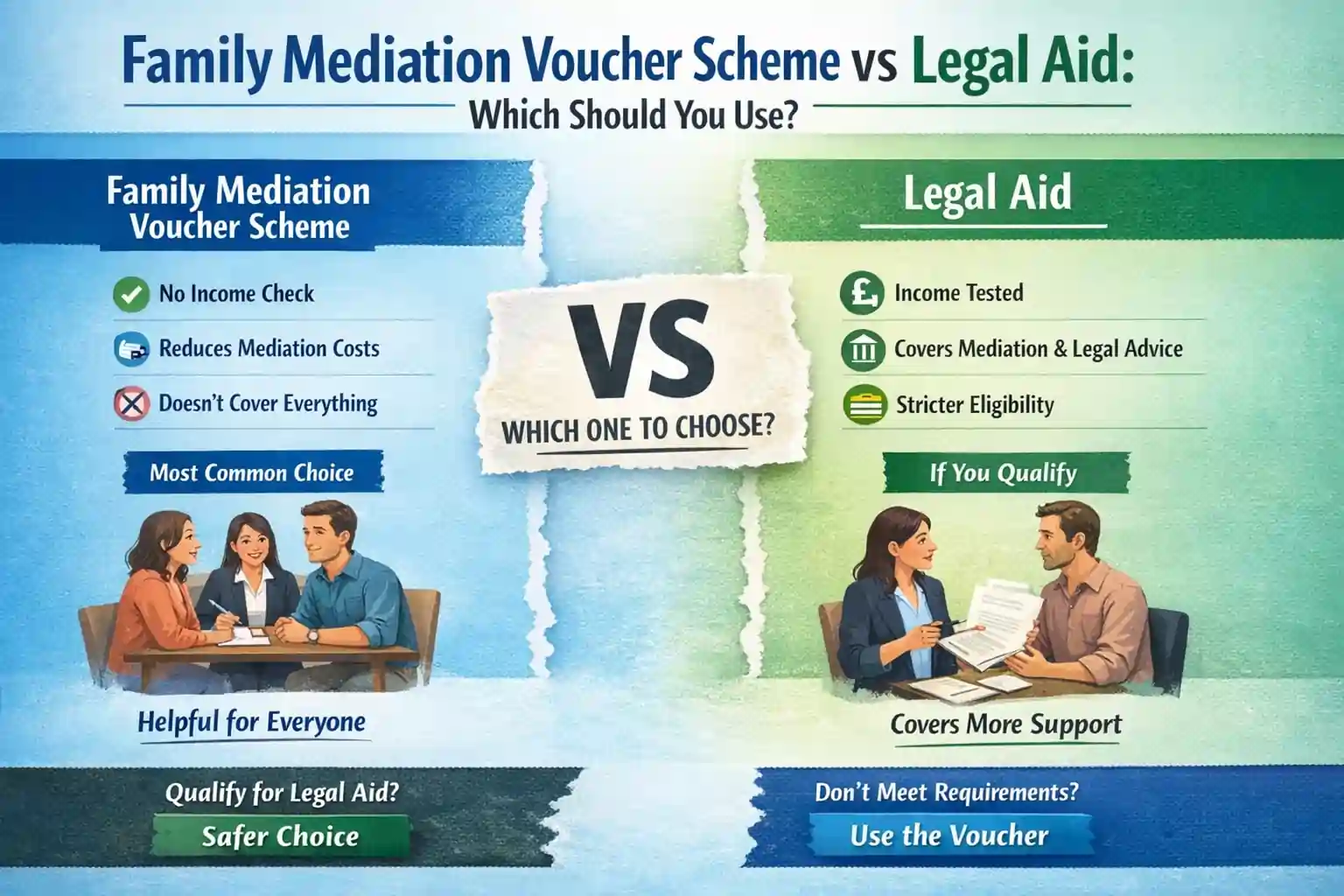 Family Mediation Voucher Scheme vs Legal Aid: Which Should You Use Peterborough?