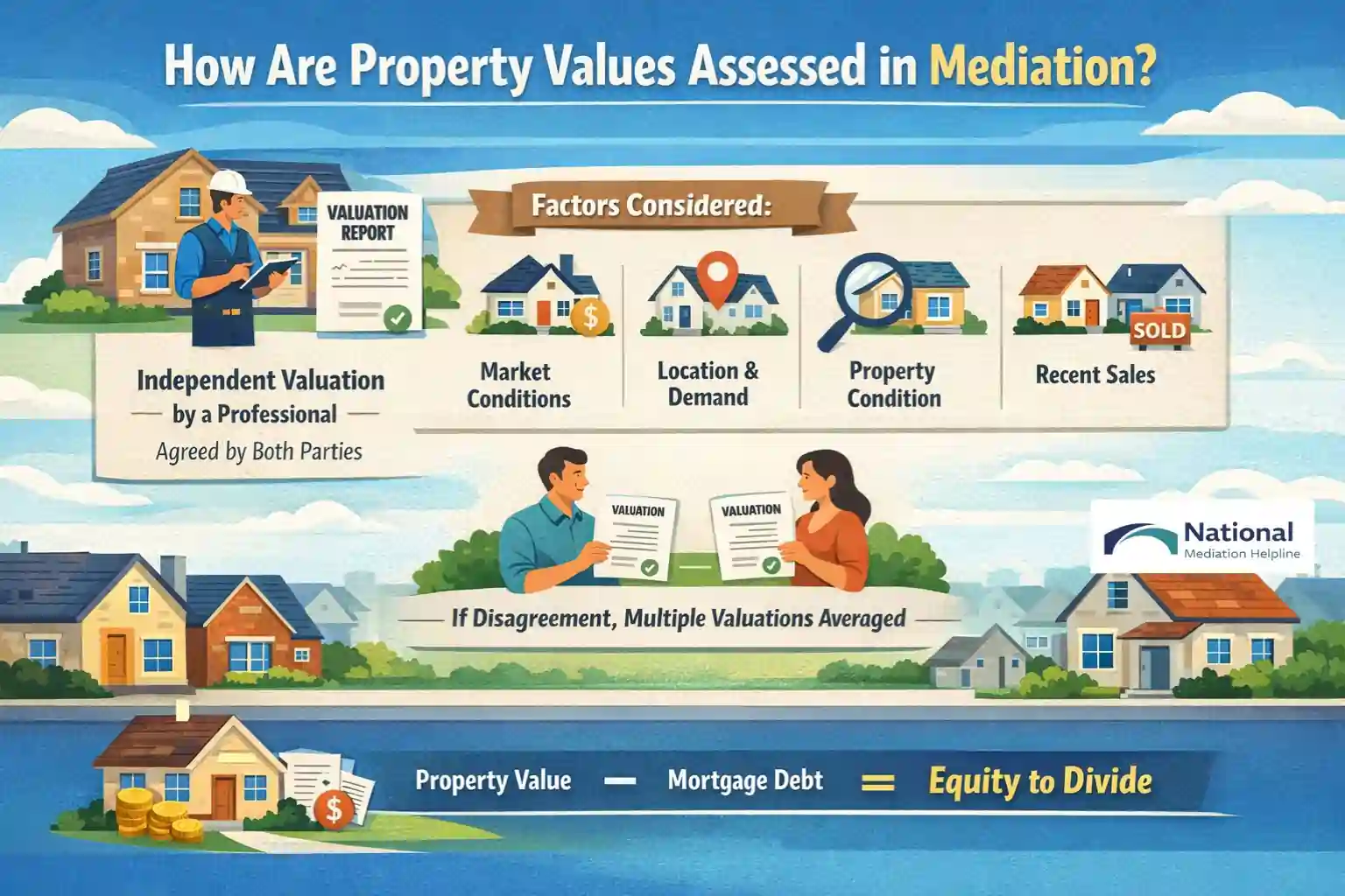How Are Property Values Assessed in Mediation Peterborough?