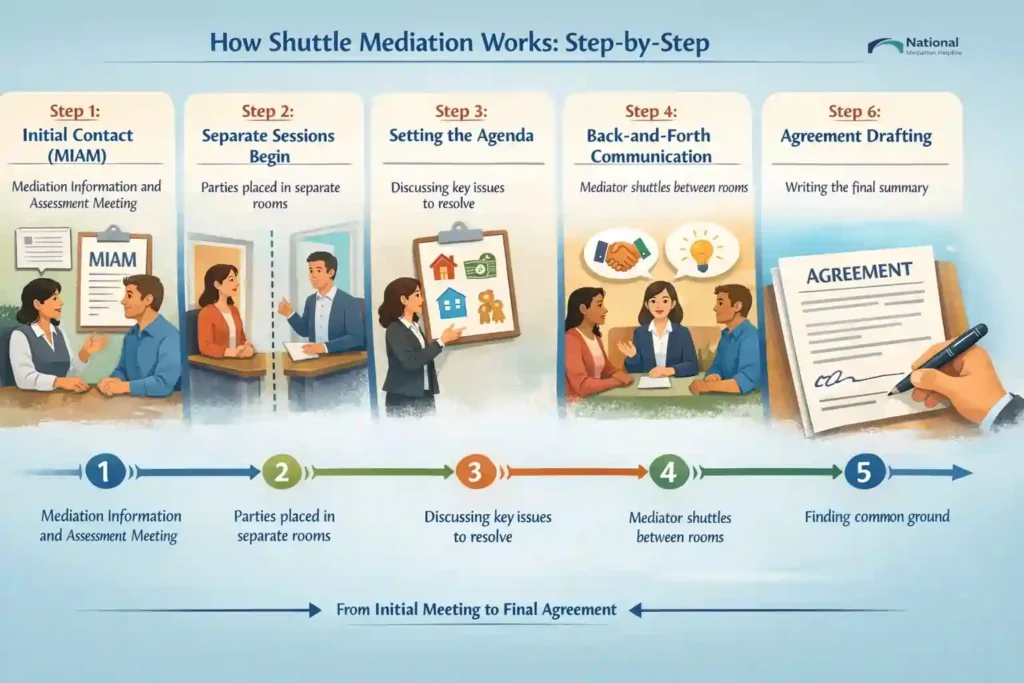 How Shuttle Mediation Works: Step-by-Step Peterborough