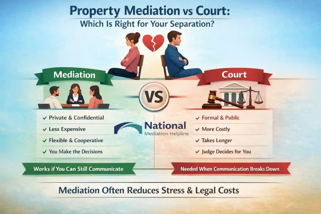 Property Mediation vs Court: Which Is Right for Your Separation Peterborough?
