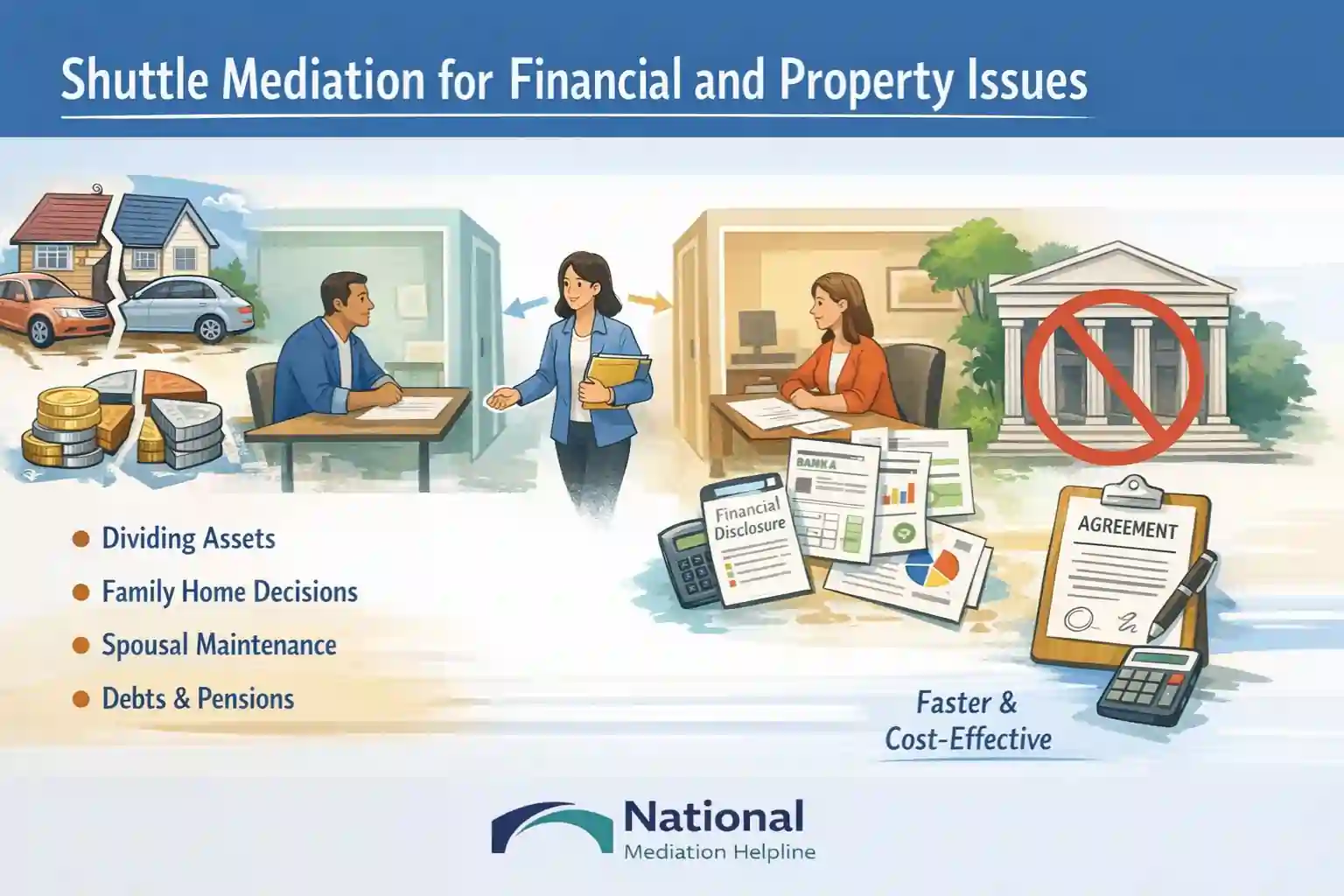 Shuttle Mediation for Financial and Property Issues Peterborough