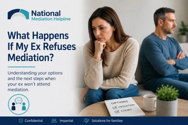 what if my ex refuses mediation Peterborough?