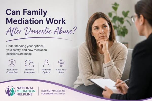 Can Family Mediation Peterborough Work After Domestic Abuse?